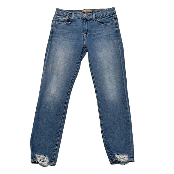 7 For All Mankind Jeans Women's 28 Blue Straight Denim Roxanne Ankle Lux Vintage - Picture 1 of 12